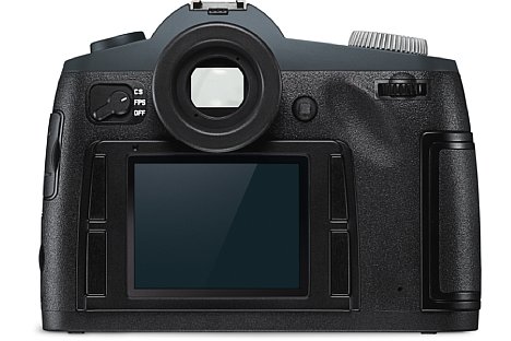 Bild Der rückwärtige Bildschirm der Leica S-E (Typ 006) ist mit einem Corning-Gorilla-Glass kratzgeschützt, bietet aber im Gegensatz zur S (Typ 007) kein Live-View. [Foto: Leica]