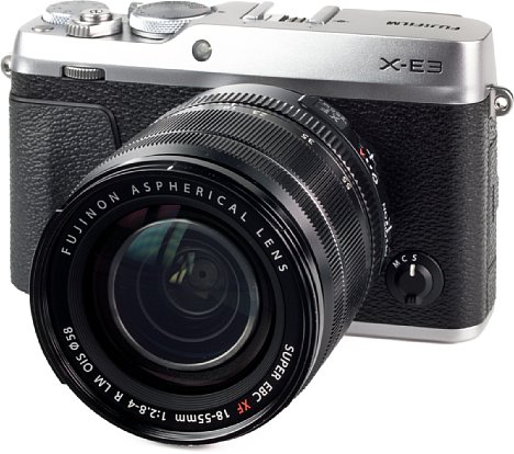 Bild Die X-E3 ist die kompakteste Systemkamera von Fujifilm. Technisch entspricht sie der X-T20 und bietet damit viel Technologie für den Preis, etwa eine 4K-Videofunktion oder einen schnellen Phasen-Autofokus. [Foto: MediaNord]