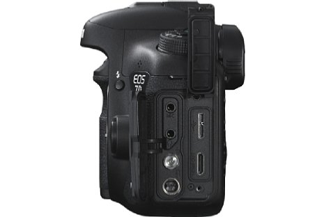 Bild Die Canon EOS 7D Mark II ist mit zahlreichen Schnittstellen ausgestattet. [Foto: Canon]