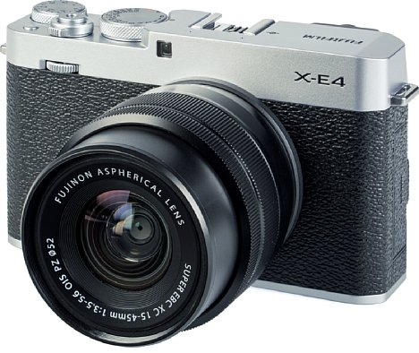 Bild Die X-E4 ist die kompakteste Systemkamera von Fujifilm. Technisch entspricht sie der X-S10 und bietet damit viel Technologie für den Preis, etwa eine 4K-Videofunktion oder einen schnellen Phasen-Autofokus. [Foto: MediaNord]