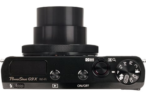 Bild Immerhin hat Canon bei der PowerShot G9 X nicht auf ein Programmwählrad verzichtet. Auch der Einstellring am Objektiv erweist sich in der Praxis als äußerst hilfreich. [Foto: MediaNord]