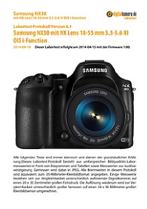 Samsung NX30 mit NX Lens 18-55 mm 3.5-5.6 III OIS i-Function Labortest, Seite 1 [Foto: MediaNord]