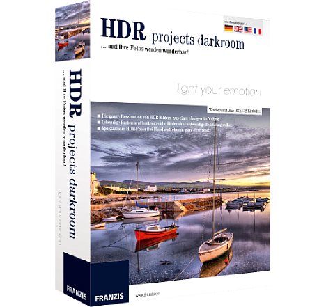 Bild HDR Projects Darkroom bietet alles, was der Gelegenheits-HDR-Fotograf benötigt. [Foto: Franzis Verlag]