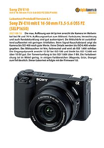Sony ZV-E10 mit E 16-50 mm F3.5-5.6 OSS PZ (SELP1650) Labortest, Seite 1 [Foto: MediaNord]