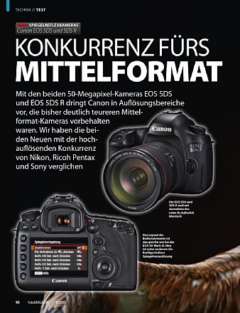 fotoMagazin 08/2015 - Canon 5Ds im Test. [Foto: fotoMagazin]