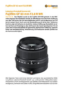 Fujifilm GF 63 mm F2.8 R WR mit GFX100S Labortest, Seite 1 [Foto: MediaNord]