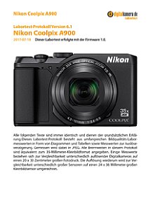Nikon Coolpix A900 Labortest, Seite 1 [Foto: MediaNord]