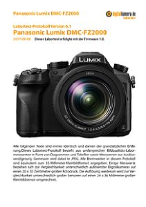 Panasonic Lumix DMC-FZ2000 Labortest, Seite 1 [Foto: MediaNord]