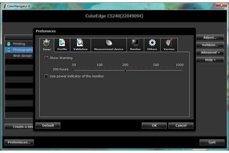 Bild Im ColorNavigator 6 können allgemeine Voreinstellungen zu allen Funktionsmodi getroffen werden. [Foto: MediaNord]