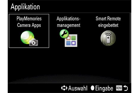 Bild Mittels PlayMemories Camera Apps lässt sich die Sony Cyber-shot DSC-RX100 III um zusätzliche Funktionen erweitern. [Foto: Martin Vieten]