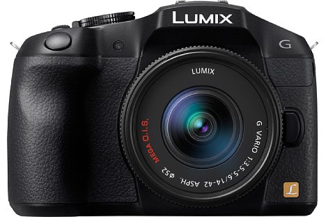 Bild Die Panasonic Lumix G6 ist eine handliche Systemkamera mit knapp 400 Gramm Gewicht (ohne Objektiv). [Foto: Panasonic]