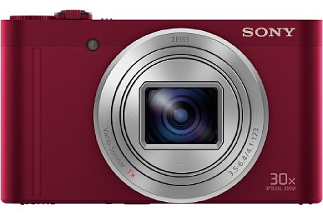 Bild Der Sony Cyber-shot DSC-WX500 fehlt neben dem elektronischen Sucher auch der Objektivring der HX90 und HX90V. [Foto: Sony]