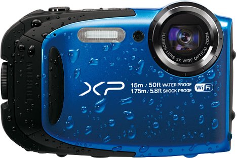 Bild Die Fujifilm FinePix XP80 kann mit dem Action-Adapter ACL-XP70 als Action-Cam verwendet werden. [Foto: Fujifilm]