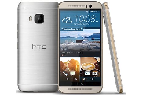 Bild HTC kehrt bei seinem Flaggschiff-Modell HTC One M9 (nach einigen nicht überzeugenden Kameraexperimenten bei den Vorgängermodellen) wieder zu einem konventionellen Bildsensor zurück, in diesem Fall mit 20 Megpixel Auflösung. [Foto: HTC]