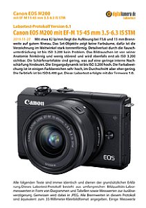 Canon EOS M200 mit EF-M 15-45 mm 3.5-6.3 IS STM Labortest, Seite 1 [Foto: MediaNord]