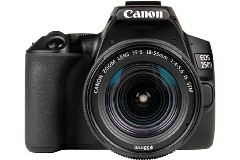 Bild Die Proportionen der Canon EOS 250D im Set mit dem EF-S 18-55 mm 4-5.6 IS STM passen perfekt. [Foto: MediaNord]