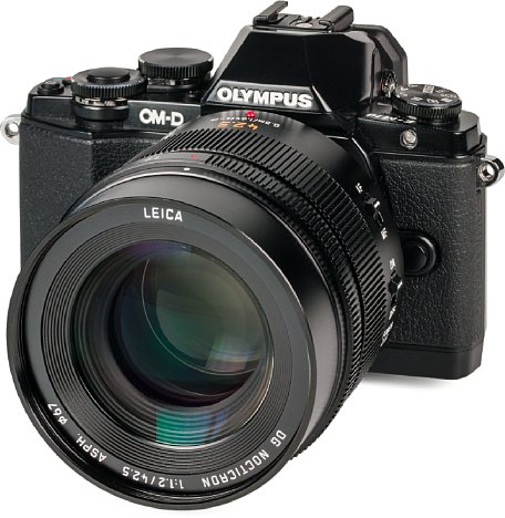 Bild An der Olympus OM-D E-M10 wirkt das Panasonic Leica DG Nocticron 42,5 mm F1.2 schon fast überdimensioniert, liefert aber eine nochmals höhere Auflösung als an der GH4 und schlägt sogar das Olympus 75 mm F1.8. [Foto: MediaNord]