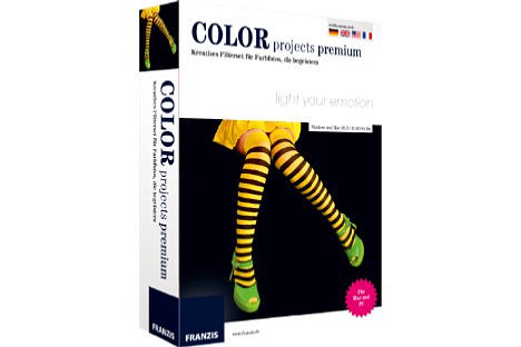 Bild Sowohl der Dritt- als auch der Viertplatzierte gewinnen die 70 Euro teure Software Color Projects Premium aus dem Franzis-Verlag. [Foto: Franzis Verlag]