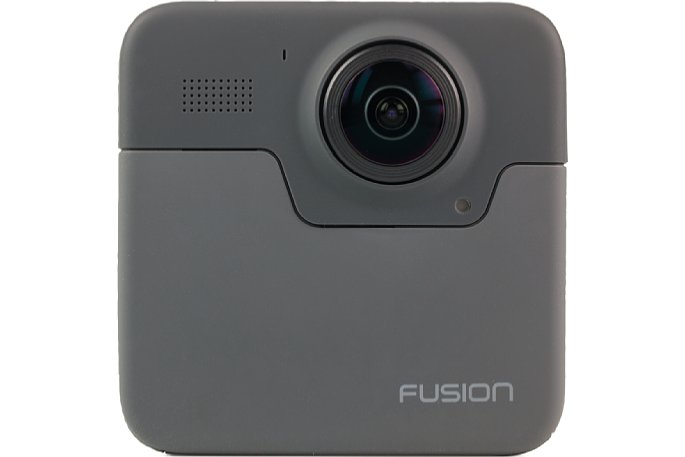 Bild Auf der Rückseite der GoPro Fusion sitzt, ebenfalls leicht außermittig angeordnet, die zweite Kamera. [Foto: MediaNord]