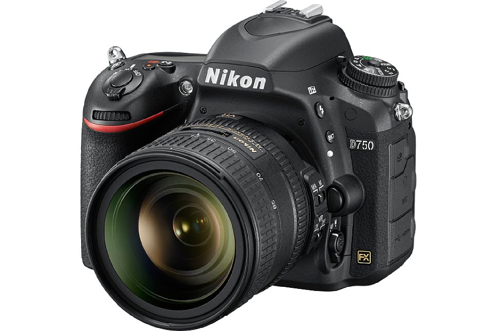Bild Die Nikon
D750 besitzt als neue Vollformatkamera zwischen D610 und D810 einen neuen 24-Megapixel-Sensor
im FX-Vollformat. [Foto: Nikon]