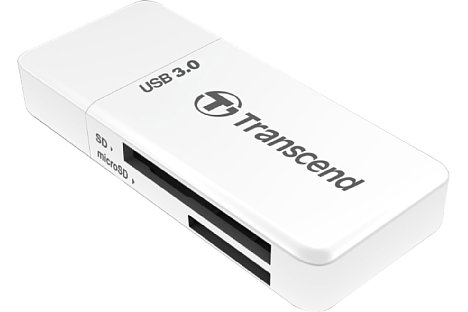 Bild Der Transcend TS-RDF5 in USB-Stick-Form ist besonders kompakt. Er liest allerdings nur SD- und Micro-SD-Karten. [Foto: Transcend]