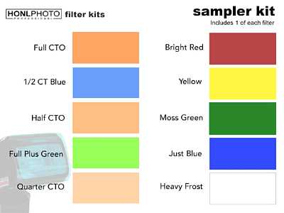 Honl Photo Filter Kit Sampler Filter Kit. [Foto: Honl Photo]