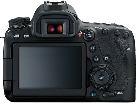 Bild Im Gegensatz zum Vorgängermodell verfügt die Canon EOS 6D Mark II über einen dreh- und schwenkbaren Bildschirm, der zudem nun ein Touchscreen ist. [Foto: Canon]