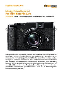 Fujifilm FinePix X10 Labortest, Seite 1 [Foto: MediaNord]