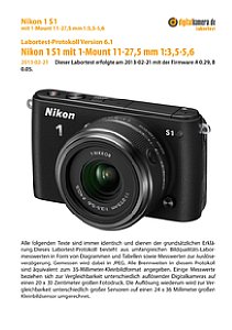 Nikon 1 S1 mit 1-Mount 11-27,5 mm 1:3,5-5,6 Labortest, Seite 1 [Foto: MediaNord]