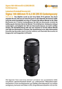 Sigma 100-400 mm F5-6.3 DG DN OS Contemporary mit Sony Alpha 7R III Labortest, Seite 1 [Foto: MediaNord]