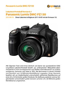 Panasonic Lumix DMC-FZ150 Labortest, Seite 1 [Foto: MediaNord]