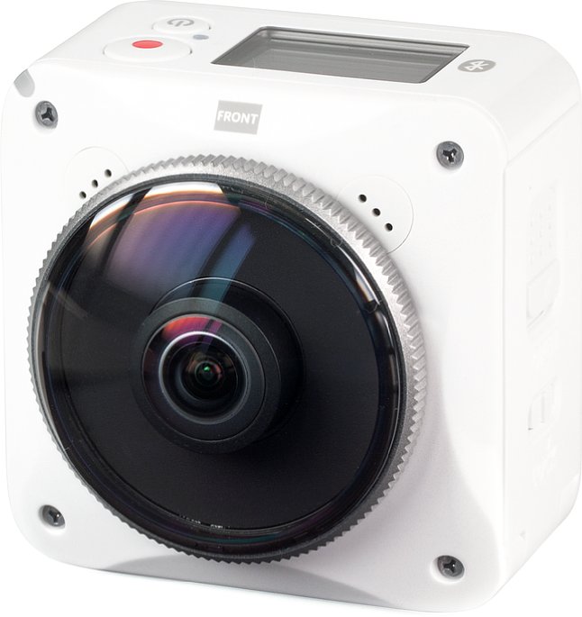 Bild Die Kodak PixPro 4KVR360 wird in anderen Teilen der Welt unter dem Namen Kodak Pixpro ORBIT360 4K verkauft. Sie ist Actioncam und Panorama-Kamera zugleich. [Foto: MediaNord]