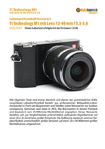 Yi Technology M1 mit Lens 12-40 mm F3.5-5.6 Labortest, Seite 1 [Foto: MediaNord]