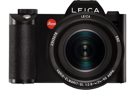 Bild Mit der SL begründet Leica ein neues spiegelloses Kamerasystem. Die SL besitzt einen besonders großen, mit 4,4 Millionen Bildpunkten äußerst fein auflösenden Sucher. [Foto: Leica]