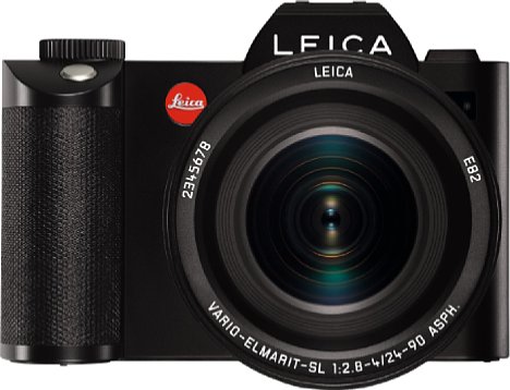Bild Leica SL mit Vario-Elmarit-SL 1:2,8-4/24-90 mm ASPH. [Foto: Leica]