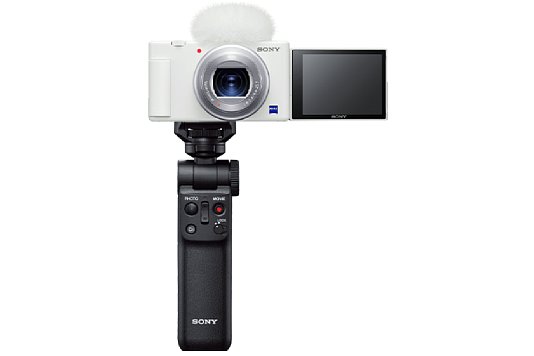 Bild Sony ZV-1 mit Sony GP-VPT2BT. [Foto: Sony]