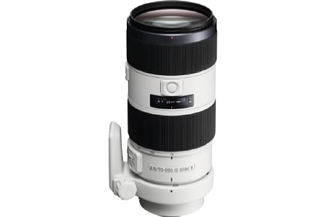 Bild Das Sony 70-200 mm F2.8 G SSM II ist die zweite Generation des Telezooms für Kameras mit A-Bajonett. [Foto: Sony]