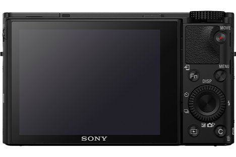 Bild Die äußerst kompakte Sony Cyber-shot DSC-RX100 IV besitzt einen klappbaren 7,5-cm-Bildschirm und einen im Gehäuse versenkbaren elektronischen Sucher mit 2,36 Millionen Bildpunkten Auflösung. [Foto: Sony]