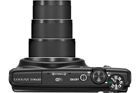 Bild Die Nikon Coolpix S9600 zoomt optisch 22fach. [Foto: Nikon]