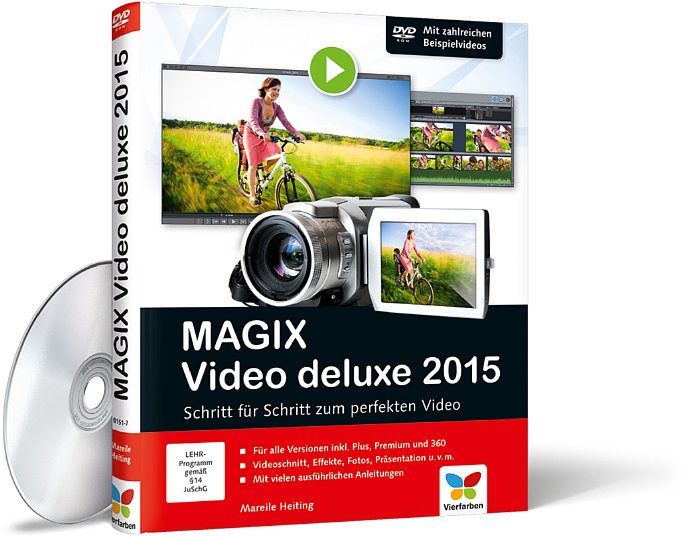 Bild Magix Video Deluxe 2015 – Schritt für Schritt zum perfekten Video. [Foto: Vierfarben]