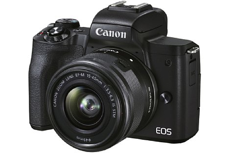 Bild Die EOS M50 Mark II wird mit dem EF-M 15-45 mm als Set zu haben sein. [Foto: Canon]