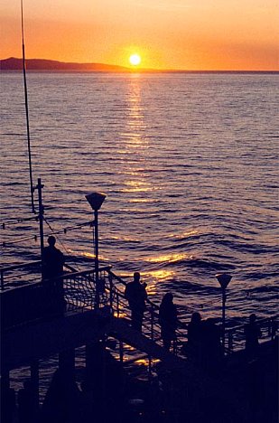 Bild Beispiel für Sonnenuntergang mit Unterbelichtung [Foto: Jürgen Rauteberg]
