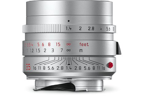 Bild Neben der klassisch schwarzen Variante bietet Leica das Summilux-M 35 mm 1,4 Asph. ab sofort auch in Silber an. [Foto: Leica]
