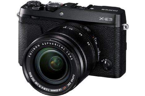 Bild Fujifilm X-E3 mit XF 18-55 mm 2.8-4 R LM OIS. [Foto: Fujifilm]