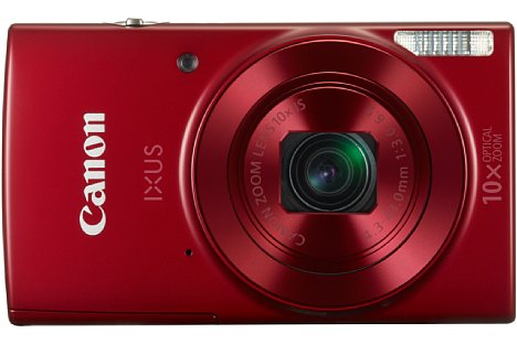 Bild Neben Schwarz wird die Canon Ixus 180 auch in Rot sowie... [Foto: Canon]