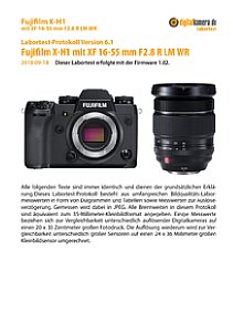 Fujifilm X-H1 mit XF 16-55 mm F2.8 R LM WR Labortest, Seite 1 [Foto: MediaNord]
