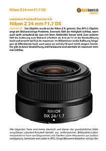 Nikon Z 24 mm F1.7 DX mit Z fc Labortest, Seite 1 [Foto: MediaNord]