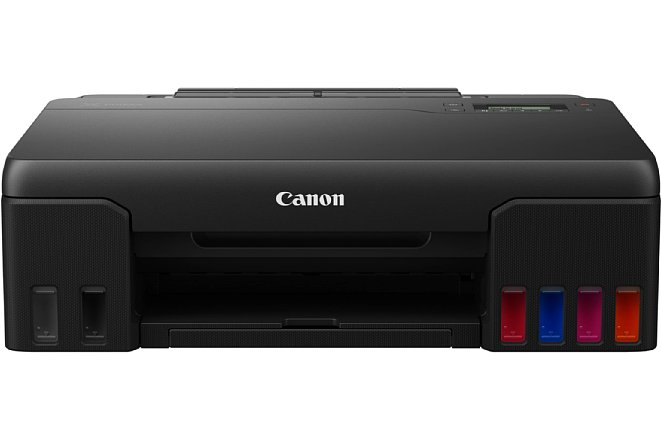 Bild Der Canon Pixma G550 ist ein reiner Drucker (ohne Scanner) und wiegt etwa 5,1 Kilogramm. [Foto: Canon]