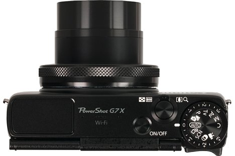 Bild Für die Belichtungskorrektur besitzt die Canon PowerShot G7 X ein eigenes Wahlrad, das unter dem Programmwählrad sitzt. [Foto: MediaNord]
