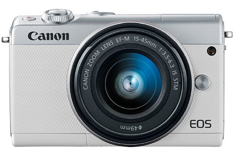 Bild Ab Oktober 2017 soll die Canon Canon EOS M100 in den Farben Schwarz, Grau und Weiß für knapp 480 Euro erhältlich sein. Das Set mit dem EF-M 15-45 mm IS STM soll knapp 600 Euro kosten. [Foto: Canon]